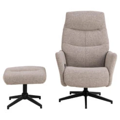 Hioshop London Fauteuil Recliner Met Voetenbank Bouclé Beige -VIDAXL Winkel 1dee6454a72846bb854dd722135cf9f0