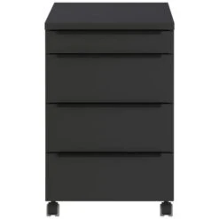 Germania Ladekast Met Wielen Hermoso - 42 X 60 X 63 Cm - Antraciet -VIDAXL Winkel 1e913668282441058b90fabeb323469f