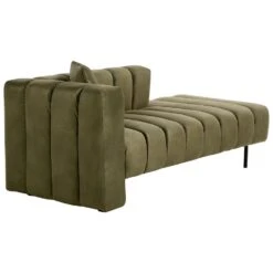 LANNILS - Chaise Longue - Groen - Linkszijdig - Fluweel -VIDAXL Winkel 20888580f84d4befb850f4e9f9c4d4f6