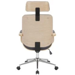 CLP Bureaustoel Dayton Chroom Frame - Kunstleer - Natura/grijs -VIDAXL Winkel 208ead1b99e24f1e96a9f43a7c9286c6