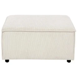 ARDAL - Ottomaan - Off-white - Corduroy -VIDAXL Winkel 2107431d5c4f449d874e4b938c05aeff
