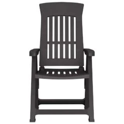 VidaXL - Verstelbare Tuinstoelen - Antraciet - Polypropyleen - 2 Stuks -VIDAXL Winkel 2230322961754ba1bd781b4067e9135b
