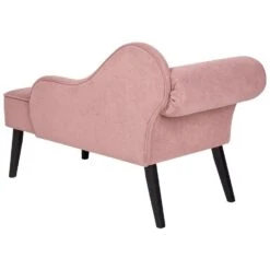 BIARRITZ - Chaise Longue - Roze - Linkerzijde - Polyester -VIDAXL Winkel 22f2a494c5c243e38e28b0f6a1ba5bab