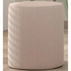 Vipack Poef Moon - 41x41 Cm - Roze Bouclé Stof -VIDAXL Winkel 2310beb91a704d2cabf3577d914a15e9