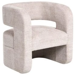 VIDSEL - Fauteuil - Beige - Chenille -VIDAXL Winkel 23ecb655f65e41a5aecc3197722cec9e