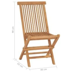 VidaXL - Tuinstoelen - Bruin - Hout - 2 Stuks - Inklapbaar -VIDAXL Winkel 2483719254394c6ebb66c4eb09c83a4d