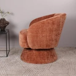 DS4U - Kenny Gestoffeerde Fauteuil - Roestbruin -VIDAXL Winkel 24a0cbd412034b9d95a69d4e150bbd0e