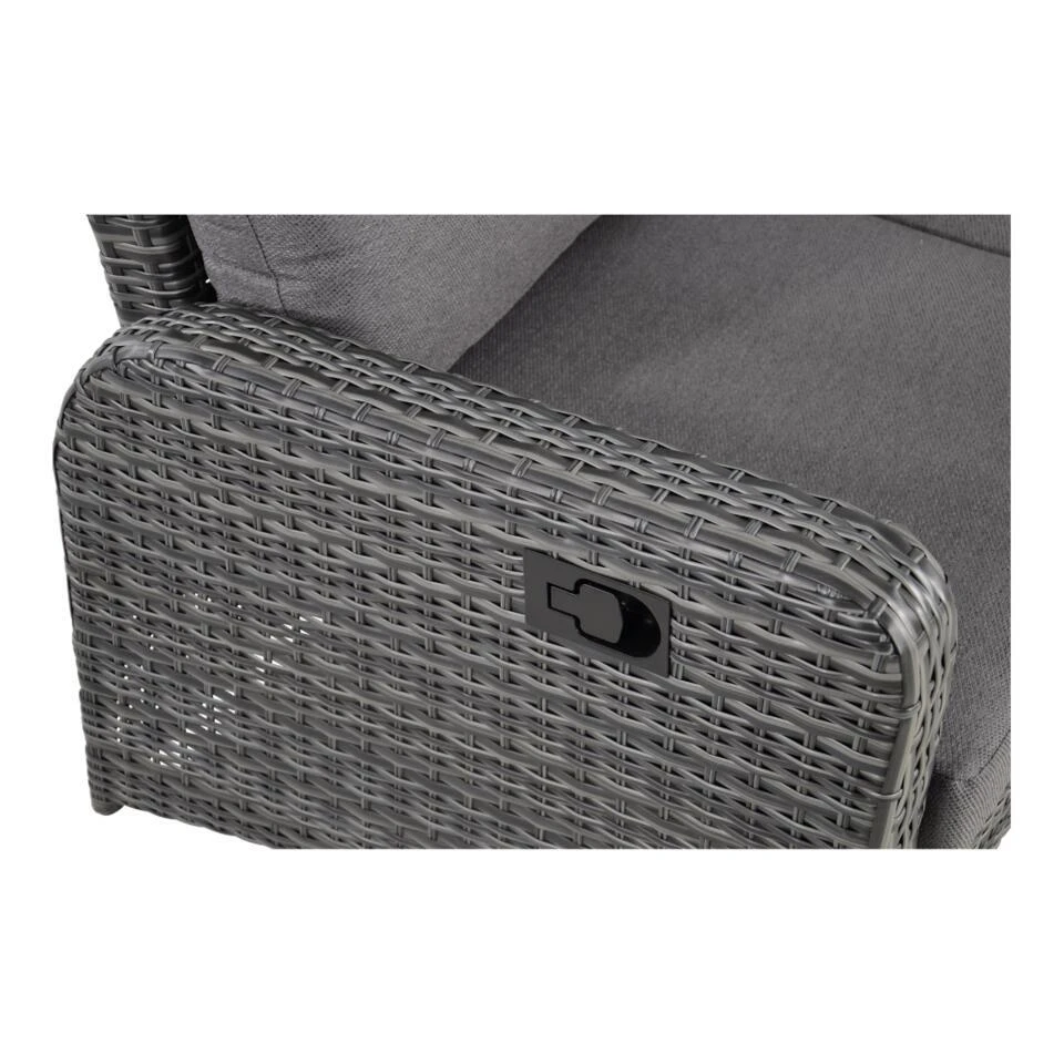 Les - Loungebank Soho Forte - Antraciet 6 Les - Loungebank Soho Forte - Antraciet - Afbeelding 6