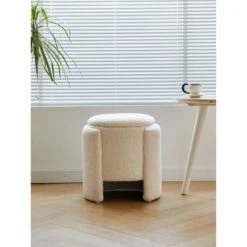 Pouf Met Witte Krullen In Scandinavische Stijl -VIDAXL Winkel 2511cdcf277f4e39801d468bddffff51