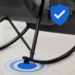 CLP Schommelstoel Cathy Stof - Donkergrijs -VIDAXL Winkel 251201527f0d48c0a69bae76dc41a1fe