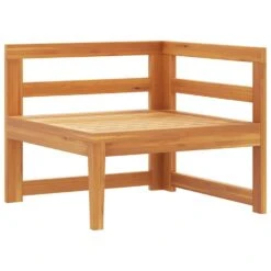 VidaXL - Hoekbank - Grijs - Acaciahout - Met Kussens -VIDAXL Winkel 253f13bb3f4d4cb8b1b50f0eef7836e0