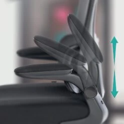 CLP Bureaustoel Overton Chroom Frame - Stof - Zwart -VIDAXL Winkel 25b6cf9e2d07491db49480396b764b39