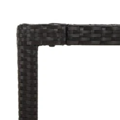 VidaXL - Tuintafel Met Glazen Blad - Zwart - Poly Rattan - 150 X 90 X 75 Cm 12 VidaXL - Tuintafel Met Glazen Blad - Zwart - Poly Rattan - 150 X 90 X 75 Cm -VIDAXL Winkel 25e330e2a7014d57a124b73c40d386c2