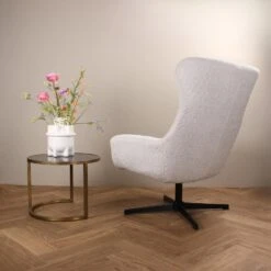DS4U - Luka Draaifauteuil - Wit -VIDAXL Winkel 264a39c2e4ba4e1ca401de699e7b2f83