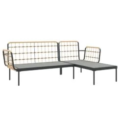 VidaXL - Loungeset - Antraciet - Poly Rattan - 3 Stuks - Met Kussens -VIDAXL Winkel 264d38ed4f9b4d619213ccb5f53947ee