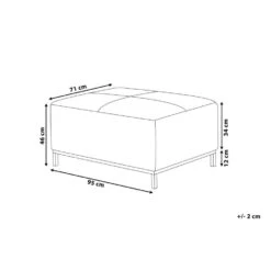OSLO - Ottomaan - Blauwgroen - Fluweel -VIDAXL Winkel 269a574aa48147bc9ac6e7405e2068e8