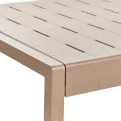 BARTICA - Tuintafel - Bruin - 154 X 84 Cm - Synthetisch Materiaal -VIDAXL Winkel 26a674189ca549e888d3e54adf634dc3