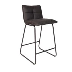 Industriële Barkruk Jelle Beige - Zithoogte 65 Cm - Stof - Beige -VIDAXL Winkel 280958b1db55435bb010b80a445054d1