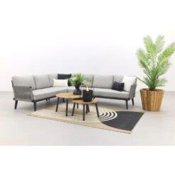 Durban/mindo Loungeset - Hoekbank - 3-delig -VIDAXL Winkel 2834f100acc64015a5f0fb86e712f998