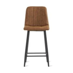 2x Barkruk Jax - Microleder Cognac (Set Van 2) -VIDAXL Winkel 28e2ff97fb7e459ab71d67541df7da5d