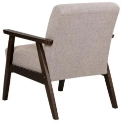 ASNES - Fauteuil - Taupe - Polyester -VIDAXL Winkel 2926697e428a4d578c641730f479baf7