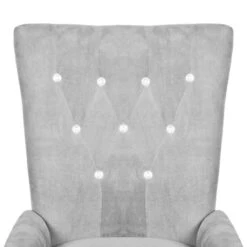 VidaXL Fauteuil Fluweel Zilverkleurig -VIDAXL Winkel 2a6fdf403eca4be68d1bdb0939a017fc