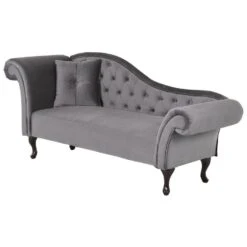 LATTES - Chaise Longue - Grijs - Linkerzijde - Fluweel 12 LATTES - Chaise Longue - Grijs - Linkerzijde - Fluweel -VIDAXL Winkel 2bd6bbdb3390402fa55736ee5111fb45