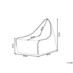 Beliani Zitzak DROP - Bruin Synthetisch Materiaal -VIDAXL Winkel 2bdeeae64b8d49beb1772fd9fcc73d7f 3
