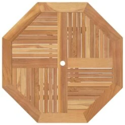 VidaXL - Tuintafel Inklapbaar - Bruin - Massief Teakhout - 110x110x75 Cm -VIDAXL Winkel 2be13c06232c4f5d8c1d9a75bb1dde6f