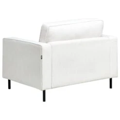 SAVALEN - Fauteuil - Off-white - Stof -VIDAXL Winkel 2c40df5c7e5b436eaf584796478d969e