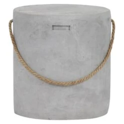 Lisomme Storm Rond Betonlook Krukje Ø37 X 40 Cm - Grijs -VIDAXL Winkel 2c68cc0ae2934b368a21252008c4c383