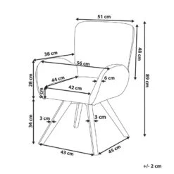 BJARN - Fauteuil - Bruin - Bouclé -VIDAXL Winkel 2ceb81fdf6544a20a70bc4dc2ad57a7b