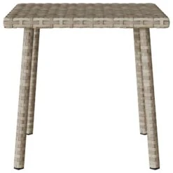VidaXL - Tuin Salontafel - Grijs - Poly Rattan - 40 X 40 X 37 Cm -VIDAXL Winkel 2d0b9cf7a3f345c19d4469c1ba9c26ed