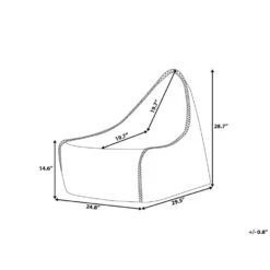 Beliani Zitzak DROP - Bruin Synthetisch Materiaal -VIDAXL Winkel 2d12266135b94a74b0733f5c7fb72824 3