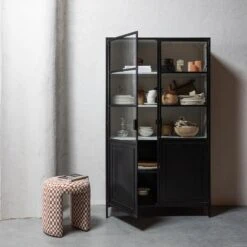 WOOOD Krukje Charlie - Polyester - Ruitjes - Oranje -VIDAXL Winkel 2d30e0f569874fddb81994497874fa19