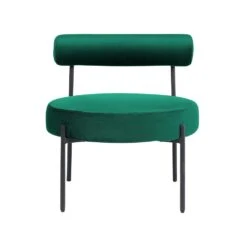 Beliani Fauteuil ALPHA - Groen Fluweel -VIDAXL Winkel 2da0986b6fb8432785924425ebc026a9