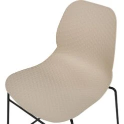 PANORA - Eetkamerstoel Set Van 4 - Beige - Plastic -VIDAXL Winkel 2da824e0fa5f4a8d843a6b7cf8618f84