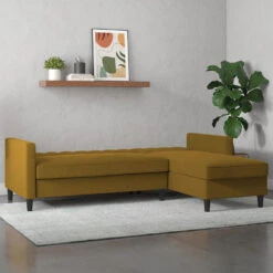 Celine - 3-zits Hoekslaapbank In Curry Stof 7 Celine - 3-zits Hoekslaapbank In Curry Stof -VIDAXL Winkel 2dbe725d1bd94085b98fe1519ef0042a