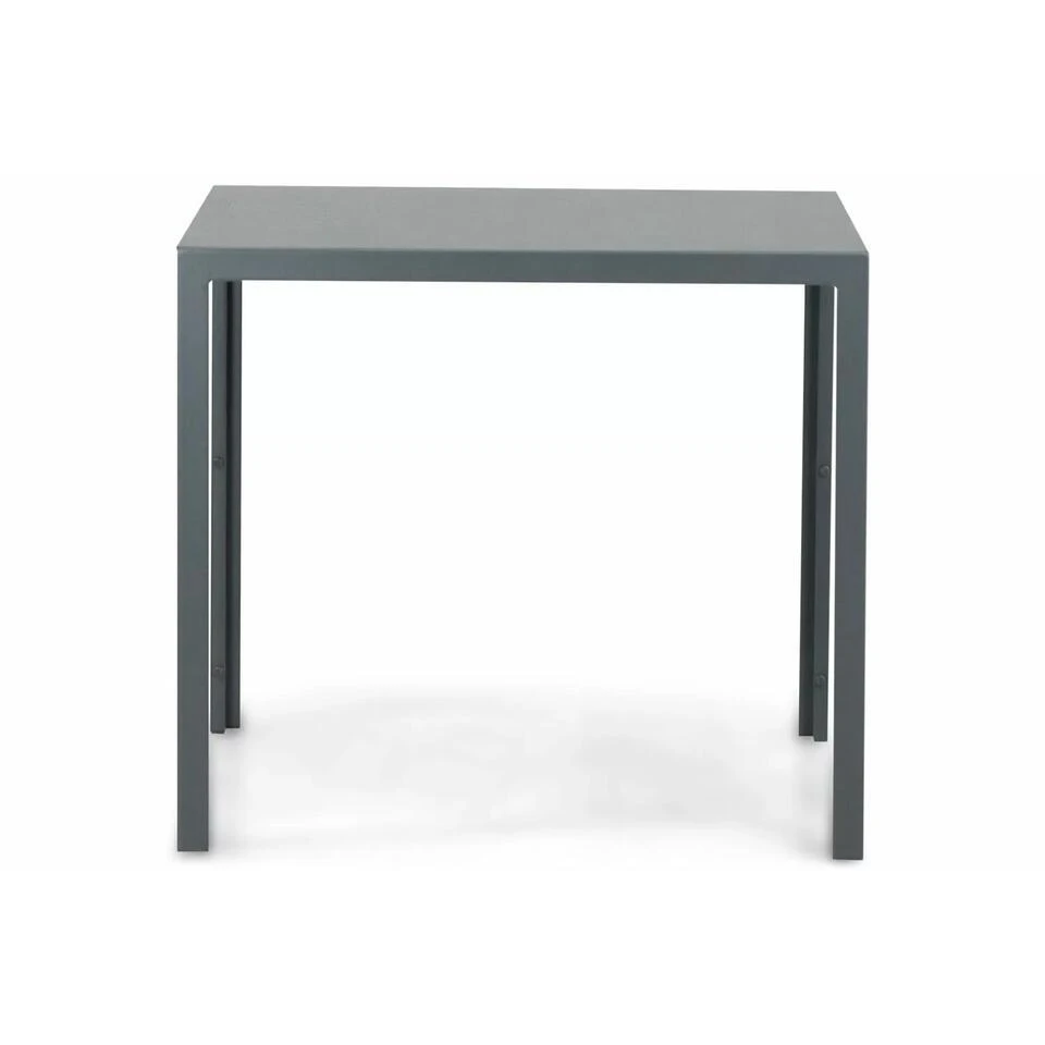 Dining Tuintafel Vierkant 85 X 85 Cm Aluminium Grijs Venustas 5 Dining Tuintafel Vierkant 85 X 85 Cm Aluminium Grijs Venustas - Afbeelding 5