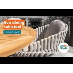 Taste Eva Tuinstoel (1 Stuk) - Latte -VIDAXL Winkel 2e2ff008843849bab2a4f6b4d3a210b3