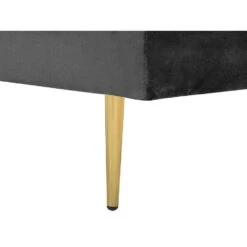 MIRAMAS - Chaise Longue - Zwart - Linkerzijde - Fluweel -VIDAXL Winkel 2e558e625b4b4c01a575e39795502174