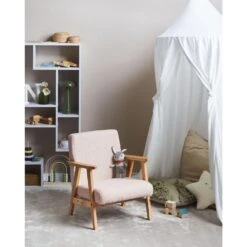 LINDE - Kinderfauteuil - Pastelroze - Bouclé -VIDAXL Winkel 2ef1f77c63084f2db388bed4b8f9b165