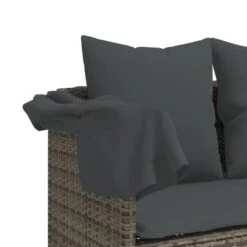 VidaXL - Loungebank - Grijs - Poly Rattan -VIDAXL Winkel 305b5a675535455e84104ac093c105bf