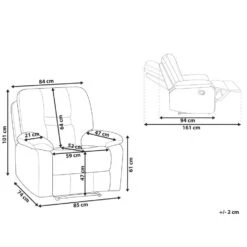 BERGEN - Fauteuil - Grijs - Fluweel -VIDAXL Winkel 3095e3cf996c40dc918ed0fdfc18e606