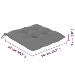 VidaXL - Stapelstoelen - Kussens - Grijs - Hout - 4 Stuks -VIDAXL Winkel 30f8810a840343e4b96a05e2d9d343df