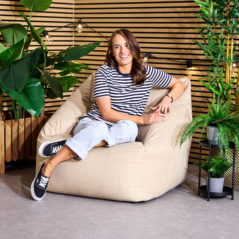 Icon Zitzak Natalia - Zitzak Fauteuil Buiten - Beige 3 Icon Zitzak Natalia - Zitzak Fauteuil Buiten - Beige - Afbeelding 3