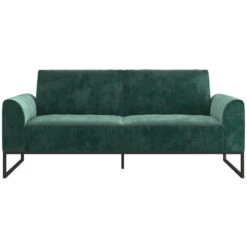 Adley - 2-zits Slaapbank In Groen Fluweel -VIDAXL Winkel 31c3ab9a7f5f4883a56eb680c2e3cdb3