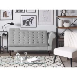 PESSAC - Chaise Longue - Grijs - Rechterzijde - Fluweel 15 PESSAC - Chaise Longue - Grijs - Rechterzijde - Fluweel -VIDAXL Winkel 31ee5cc02c9448f0b377fa8ab7da829c