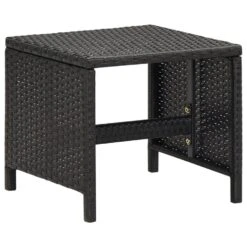 VidaXL - Tuinstoel En Voetenbank - Zwart - Poly Rattan - 4 Stuks 23 VidaXL - Tuinstoel En Voetenbank - Zwart - Poly Rattan - 4 Stuks -VIDAXL Winkel 32377e19502643b4afa84dc80509ea14