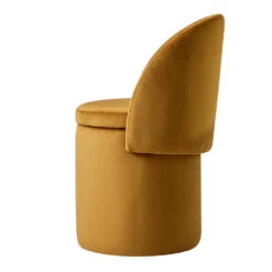 Poef Met Rugleuning En Opbergruimte In Geel Fluweel. -VIDAXL Winkel 328c838b8d994cc897a76e20aa585bea